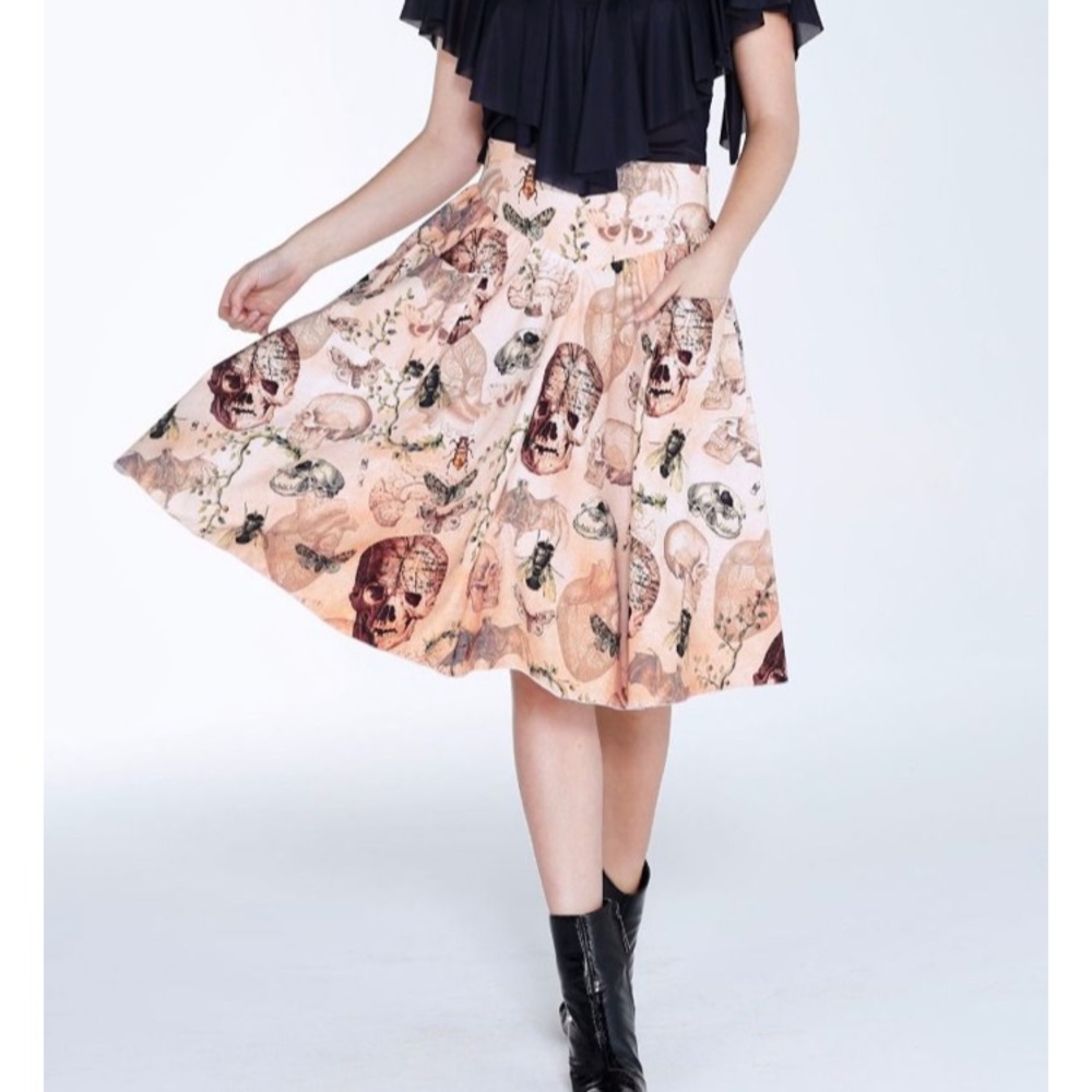 ISO Blackmilk Natural History Yoke Midi Skirt